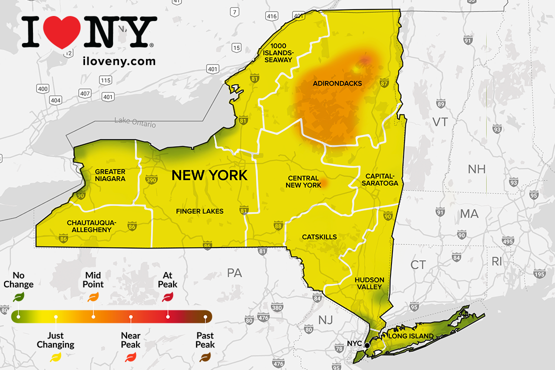 Adirondack Fall Foliage Report: Color Is Building Fast Across the Adirondacks
