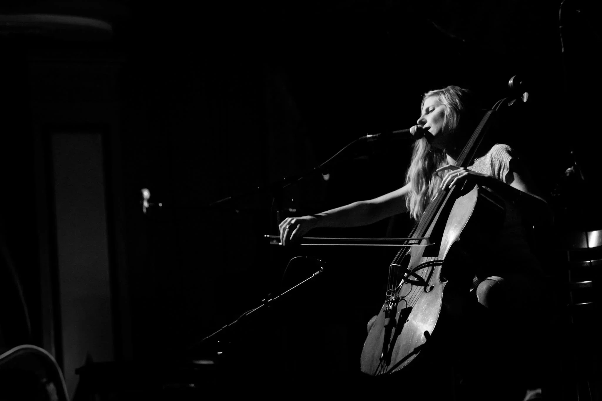 International cellist talent Rebecca Foon in performance.