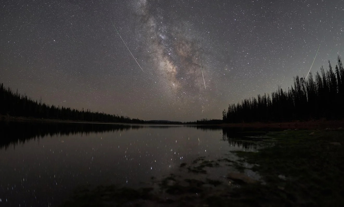 Viewing the Perseids in the Adirondacks.