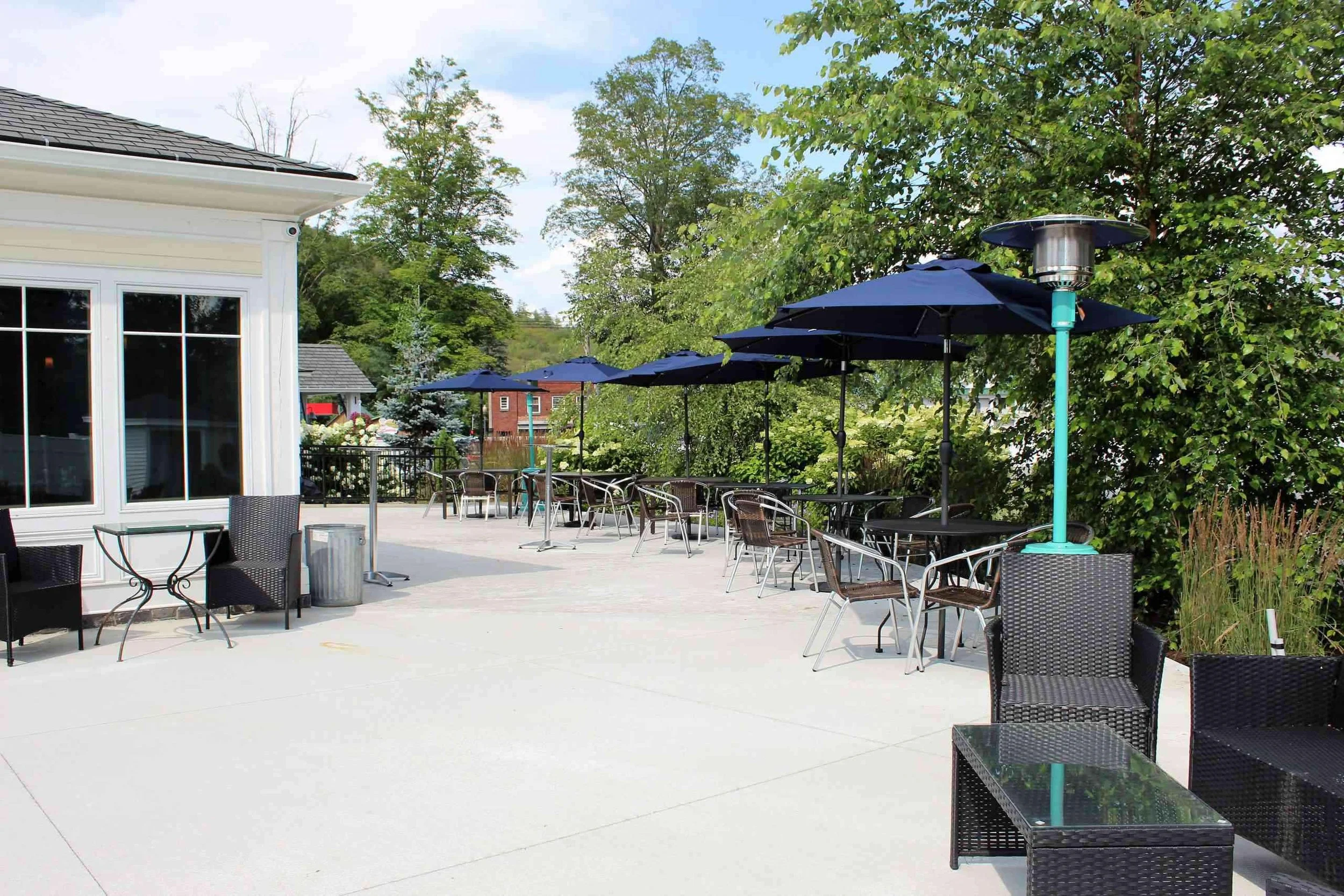 Patio at The Bond.