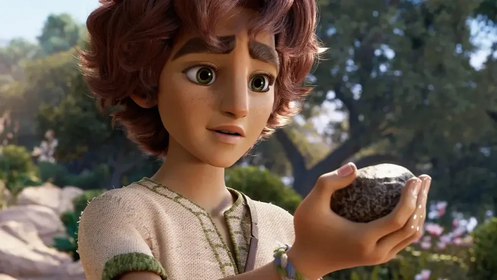 The movie David playing at Indian Lake Theater.