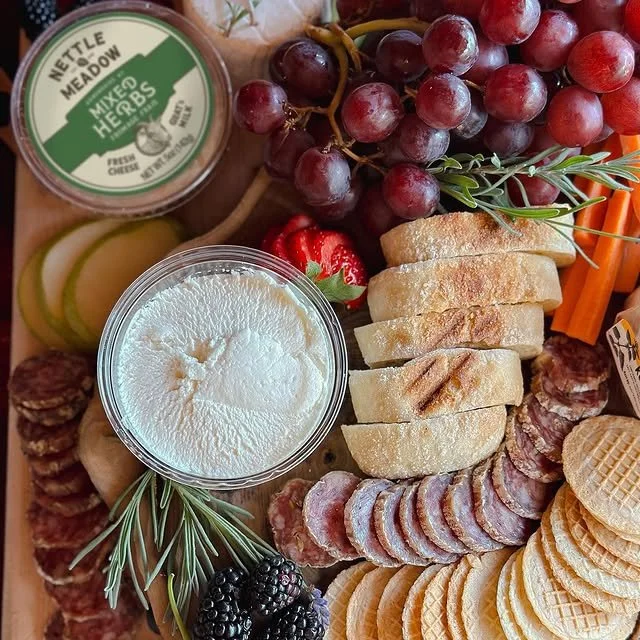 Nettle Meadow cheeses at the Hitching Post.