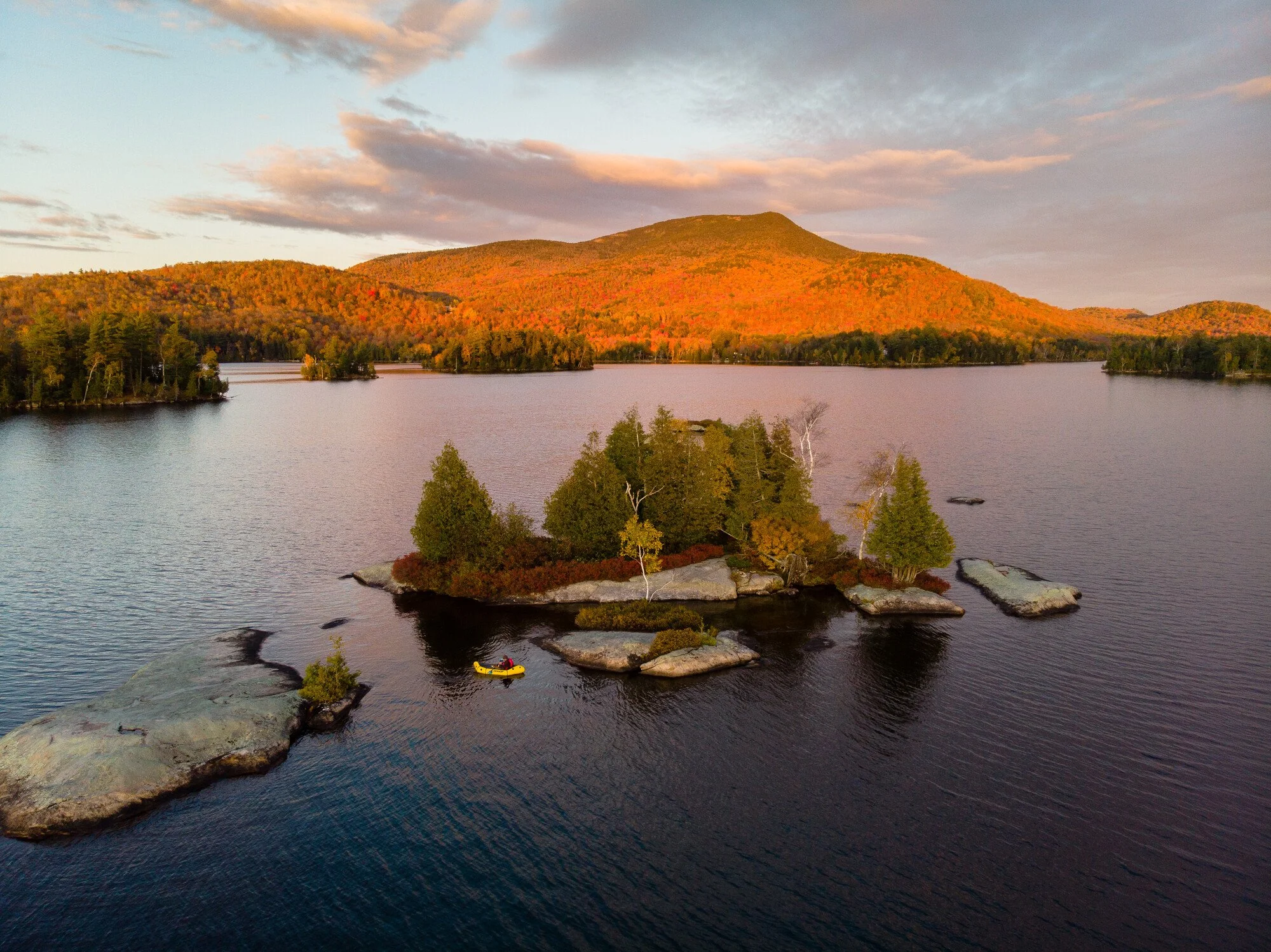 October Comes Out Swinging in the Adirondacks
