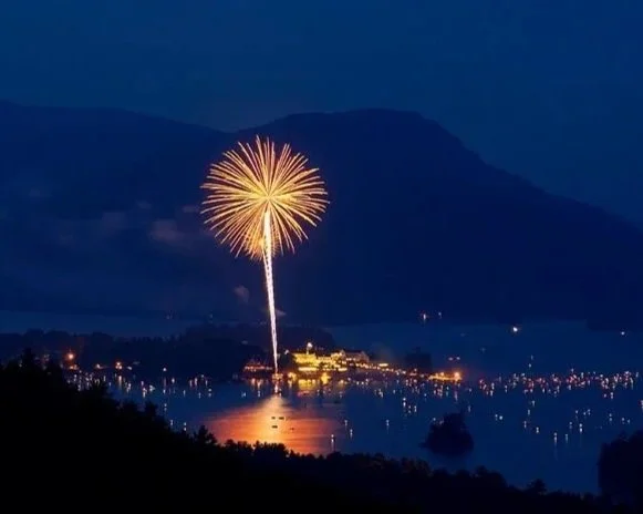 4th of July Fireworks over Bolton Landing.