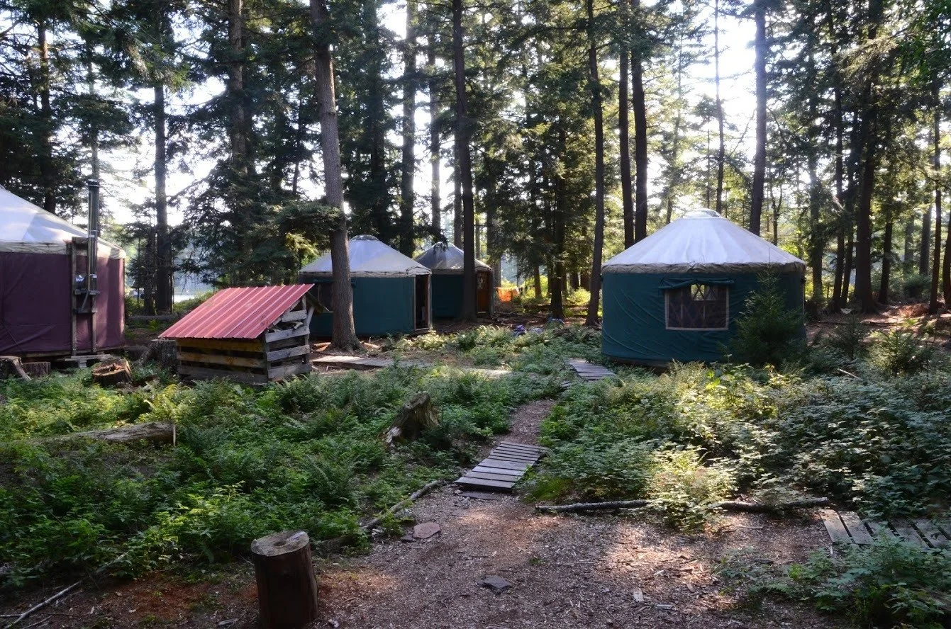 St. Lawrence University's Adirondack Semester Yurt Village