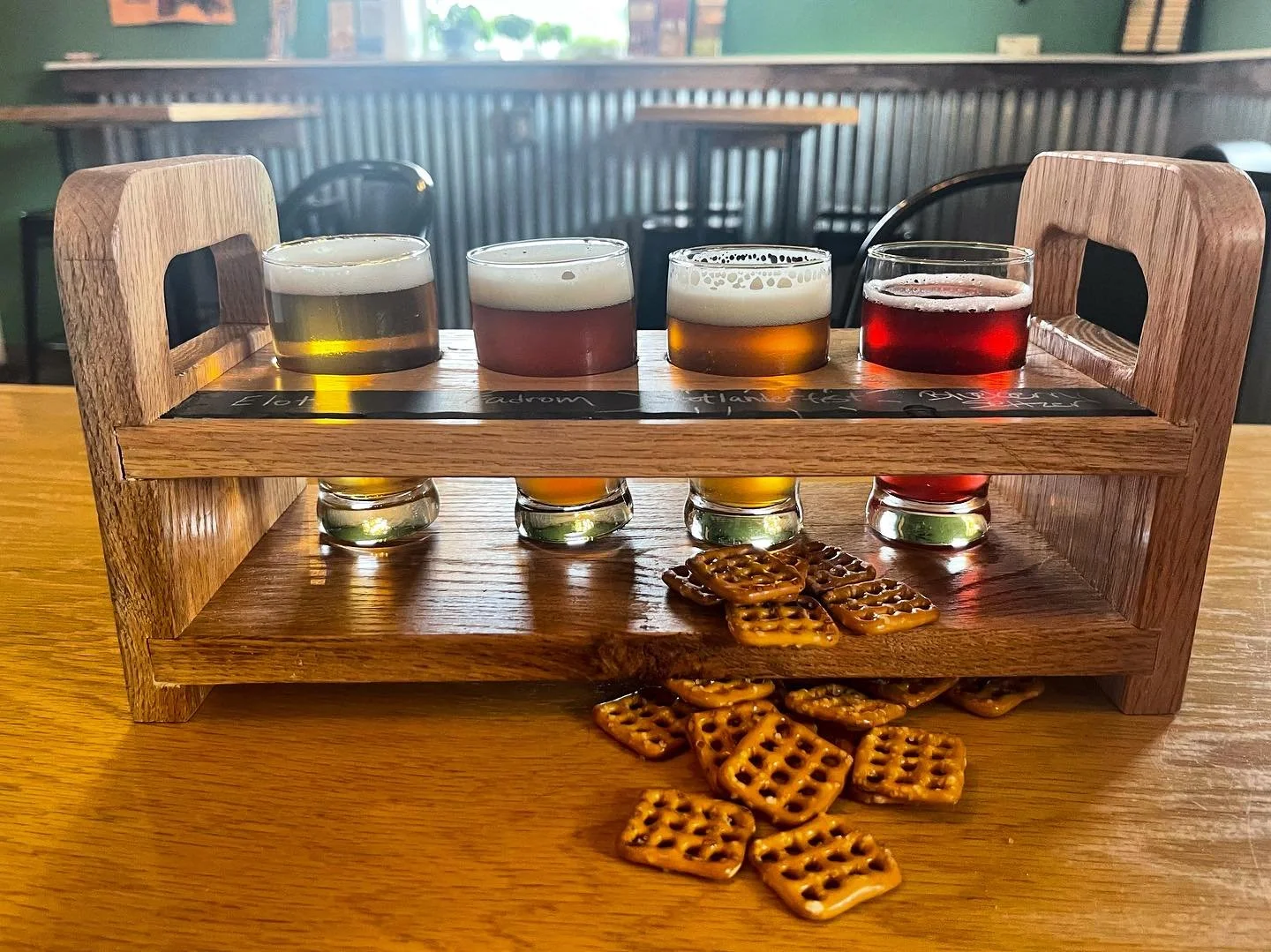 Beer tasting at Scotlander Brewing Company in the southern Adirondacks