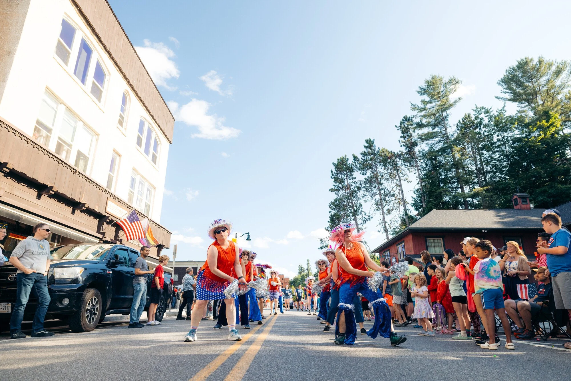 Parade on Main Street in Lake Placid on the 4th of July.