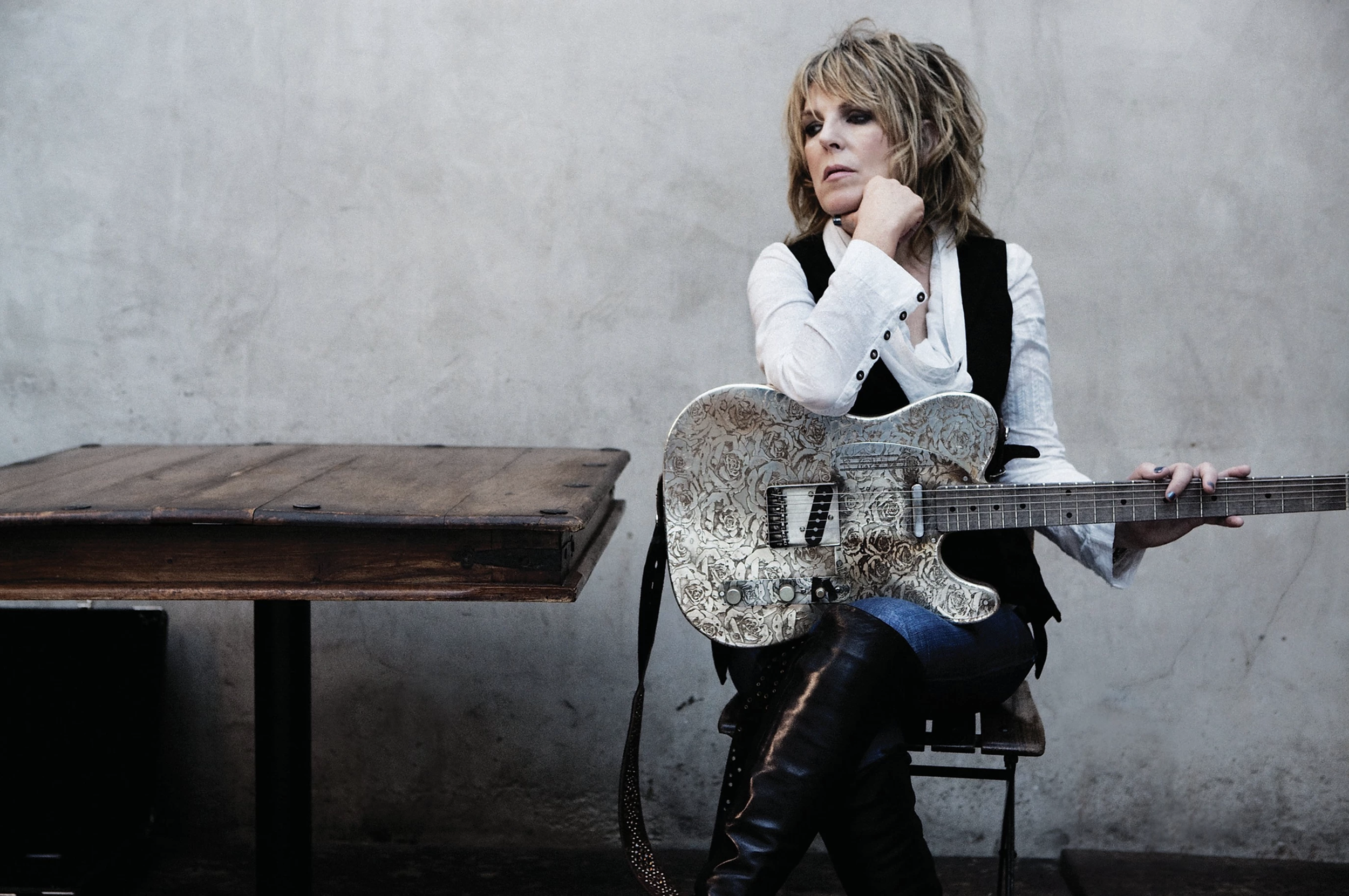Photo of singer-songwriter Lucinda Williams.