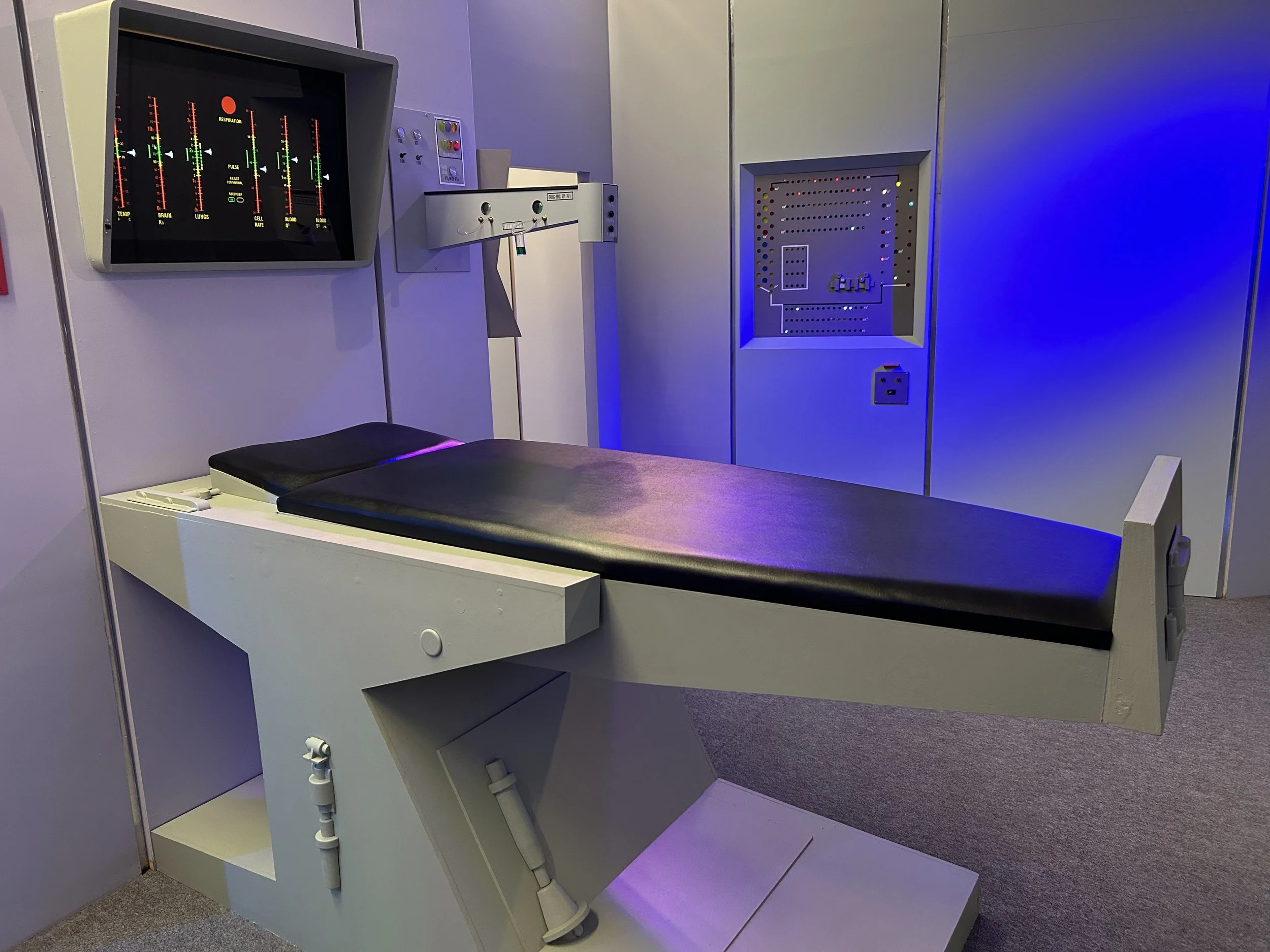 Image of the Sick Bay in the Star Trek Original Series Set Tour in Ticonderoga, NY.