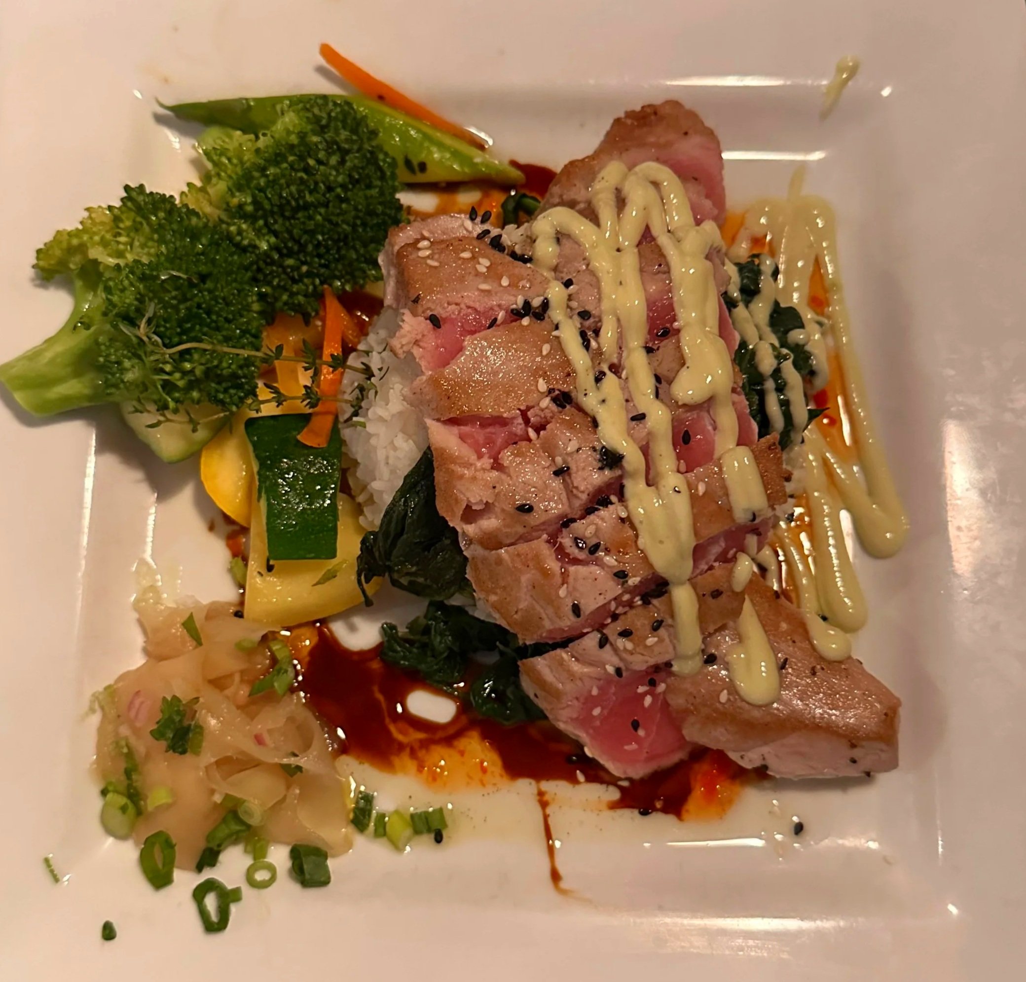 Ahi tuna entree at The Remington on Main.