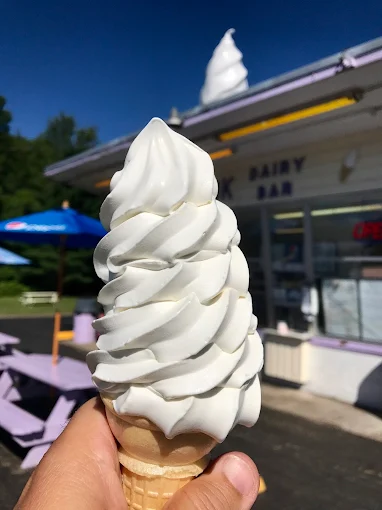 Ice cream cone at Whitebrook Dairy Bar