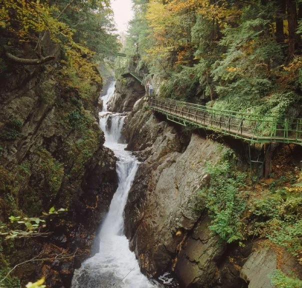 High Falls Gorge near Wilmington and Lake Placid, NY.