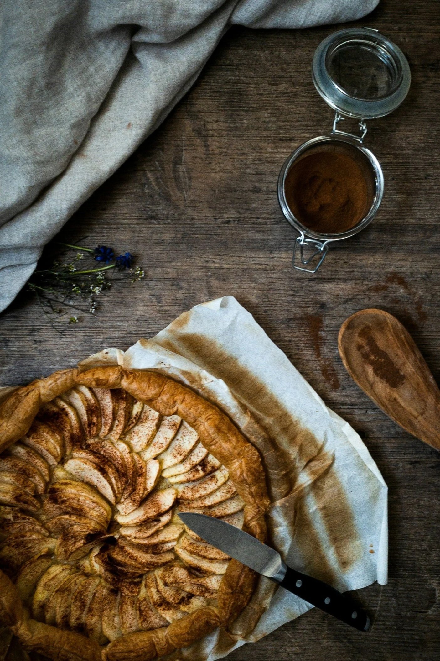 Apple tart a traditional Adirondack dessert.