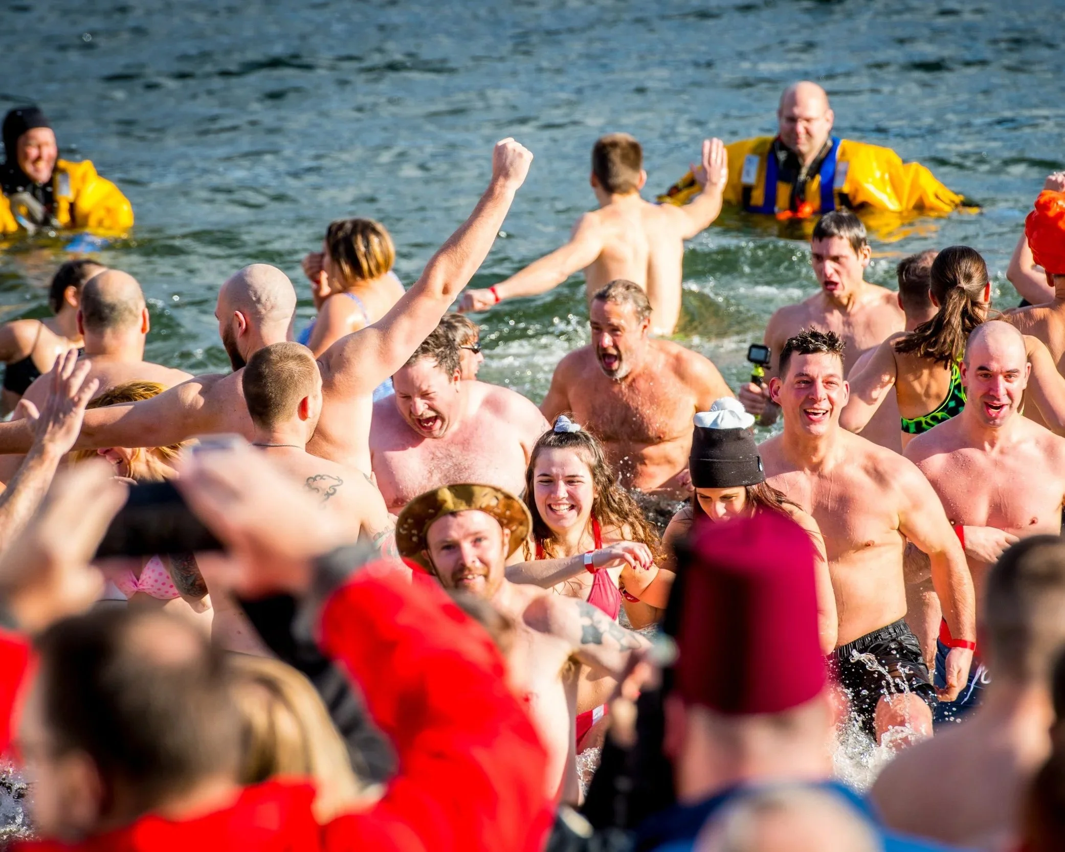 New Years Day Polar Plunge Lake George