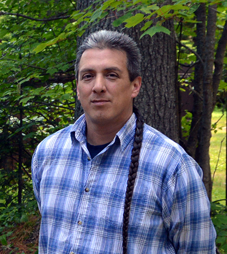 Co-author of "The First Adirondackers" book David Kanietakeron Fadden