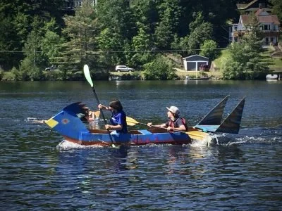 Saranac Lake Cardboard Boat Race Labor Day 2025