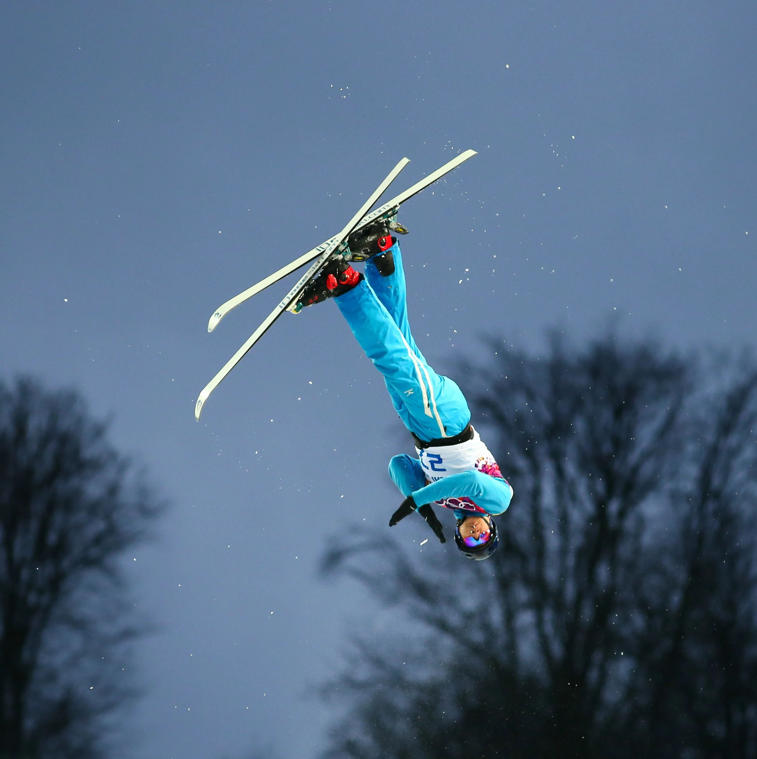 Freestyle aerials competition in Lake Placid.