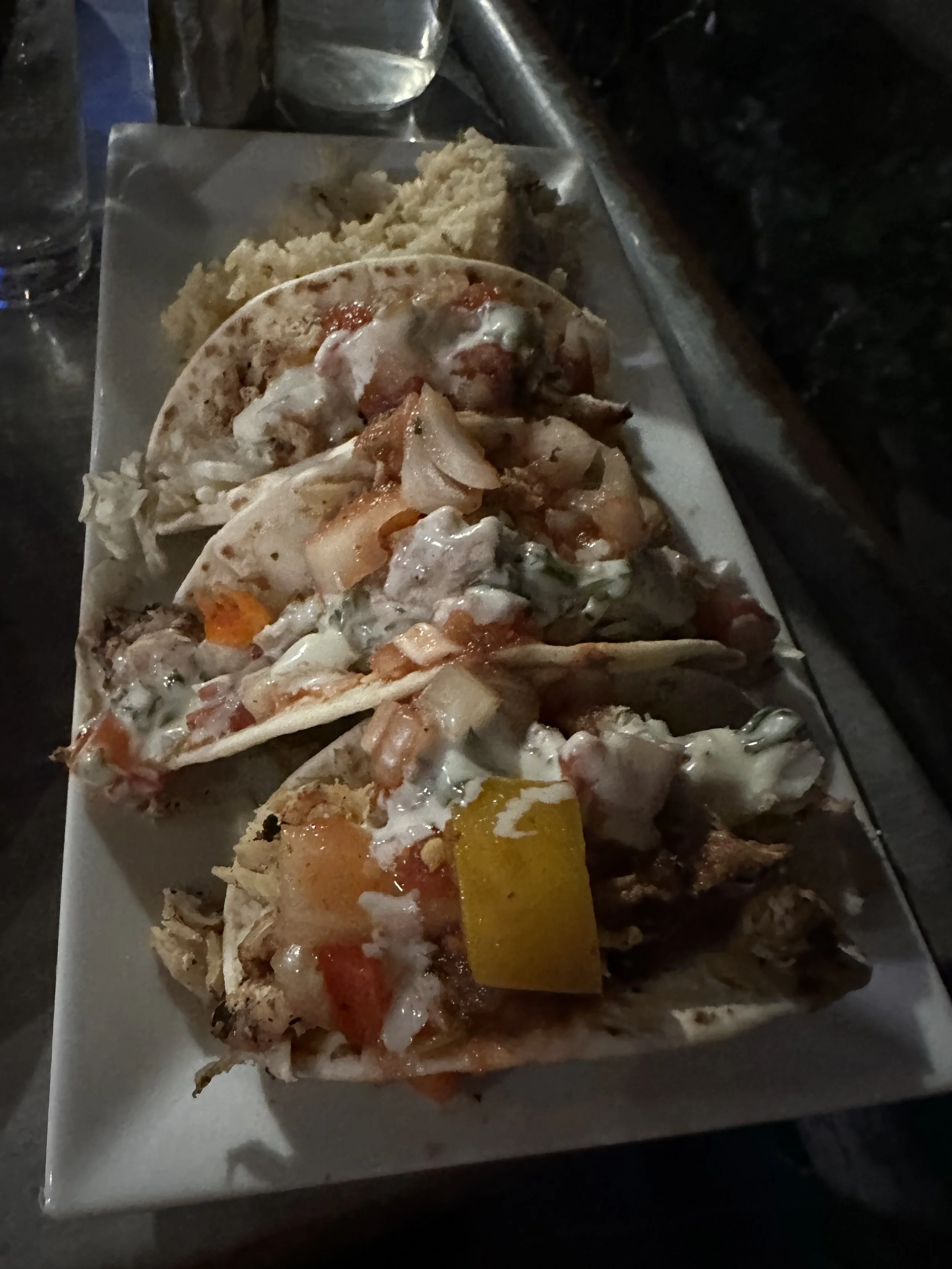 blackend fish tacos at Sullivan's Firehouse in Hague.