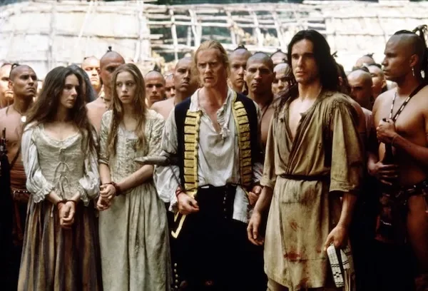 Cast of the film The Last of the Mohicans.
