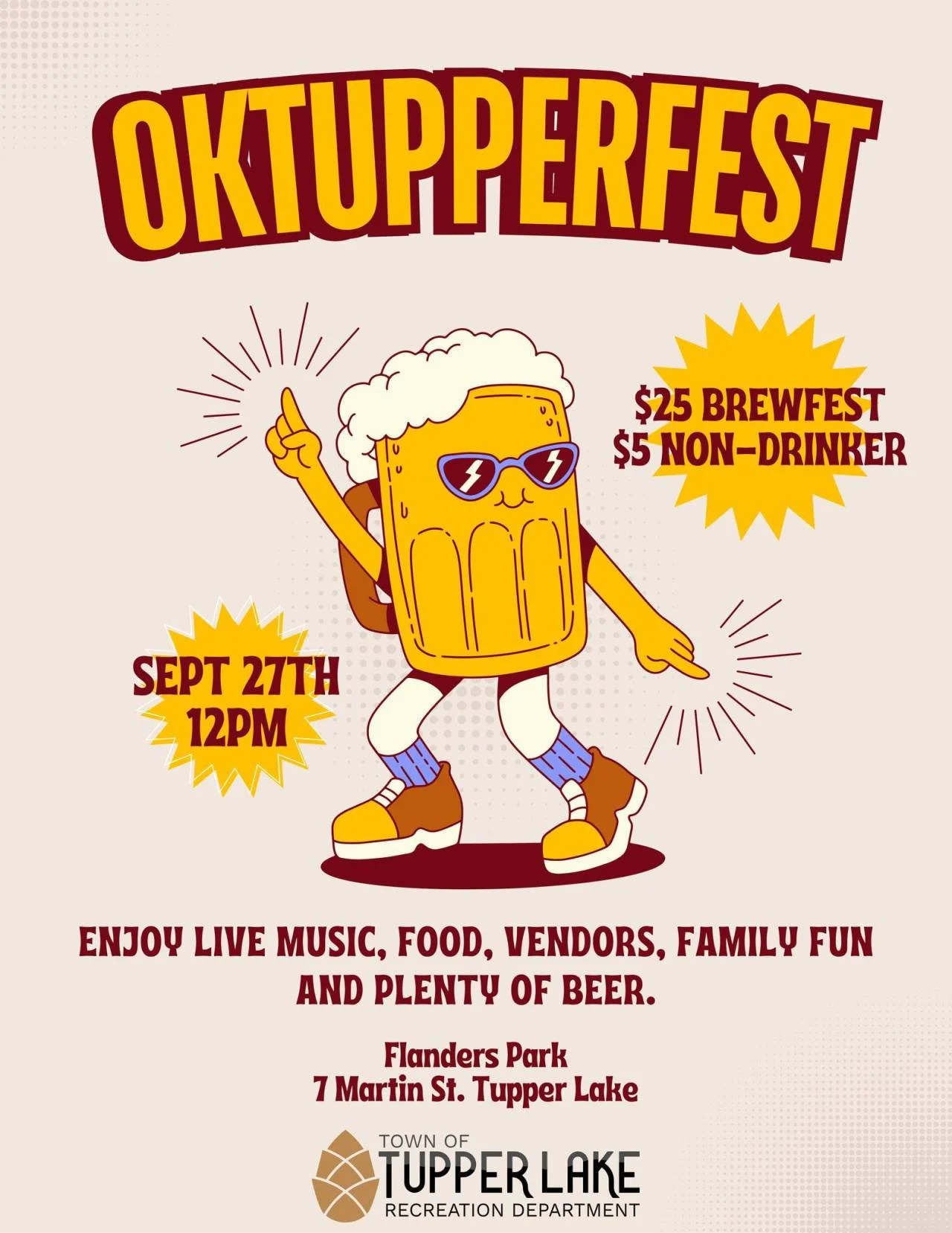 2025 OkTUPPERfest flyer