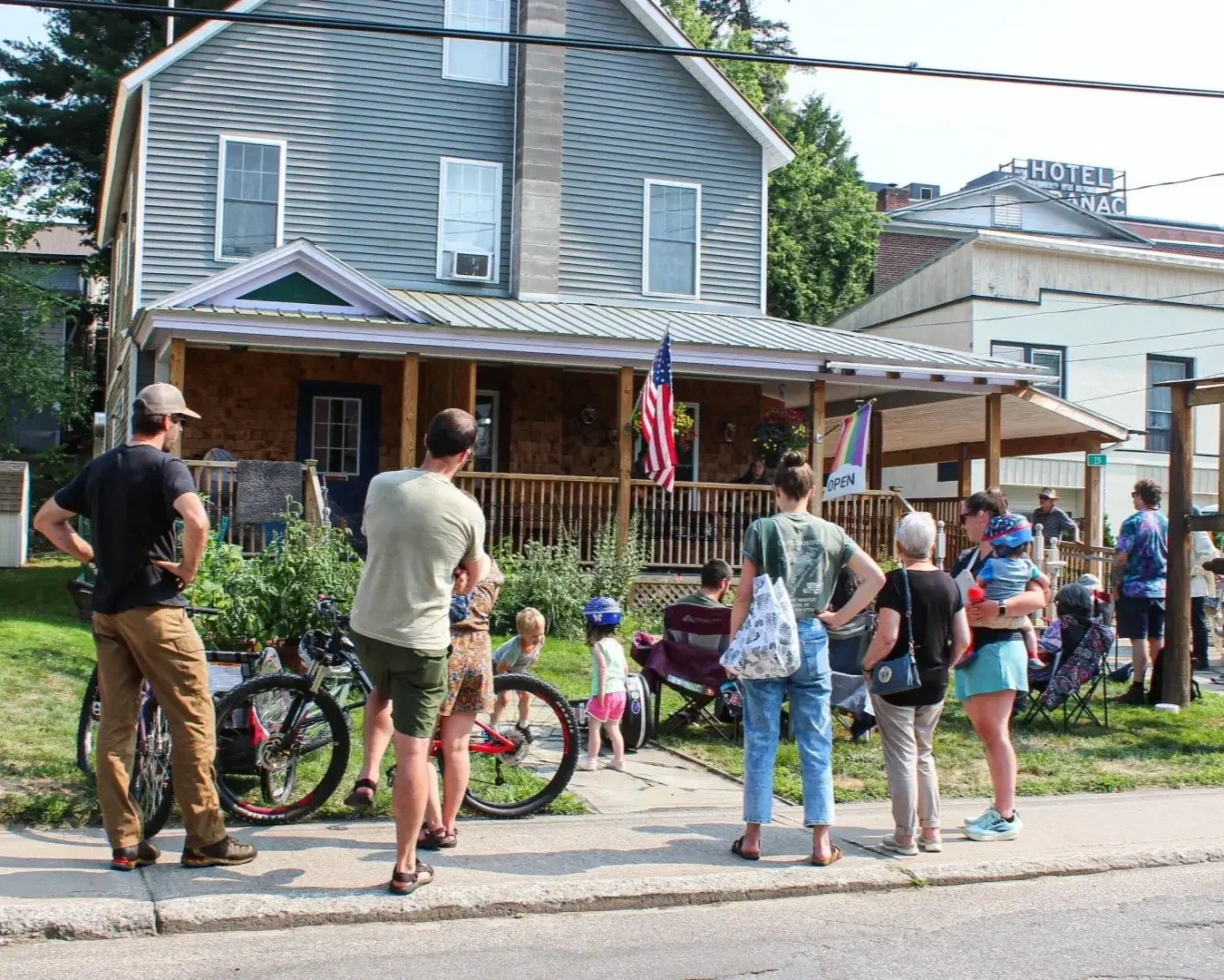 The streets of Saranac Lake filled with live music at PorchFest in Saranac Lake.