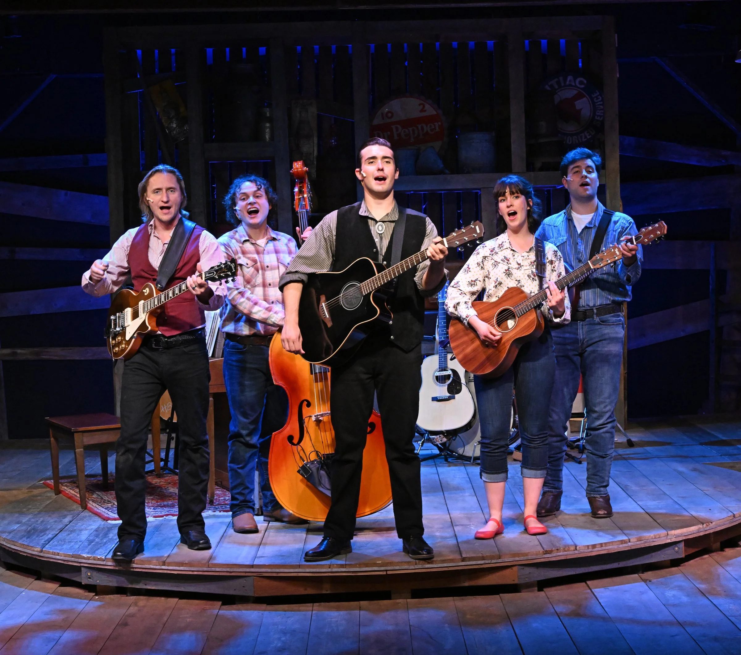 Cast photo from Ring of Fire at Depot Theatre