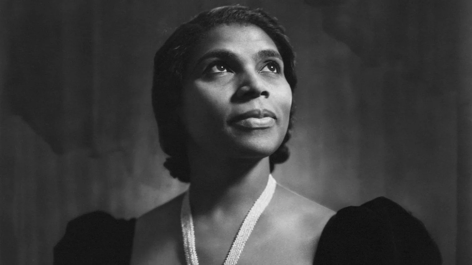 American opera diva and civil rights activist Marian Anderson.