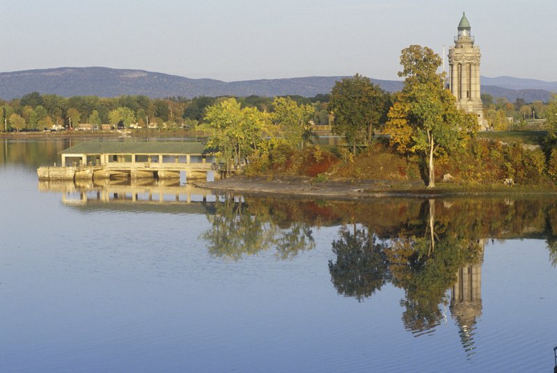 Crown Point on Lake Champlain.
