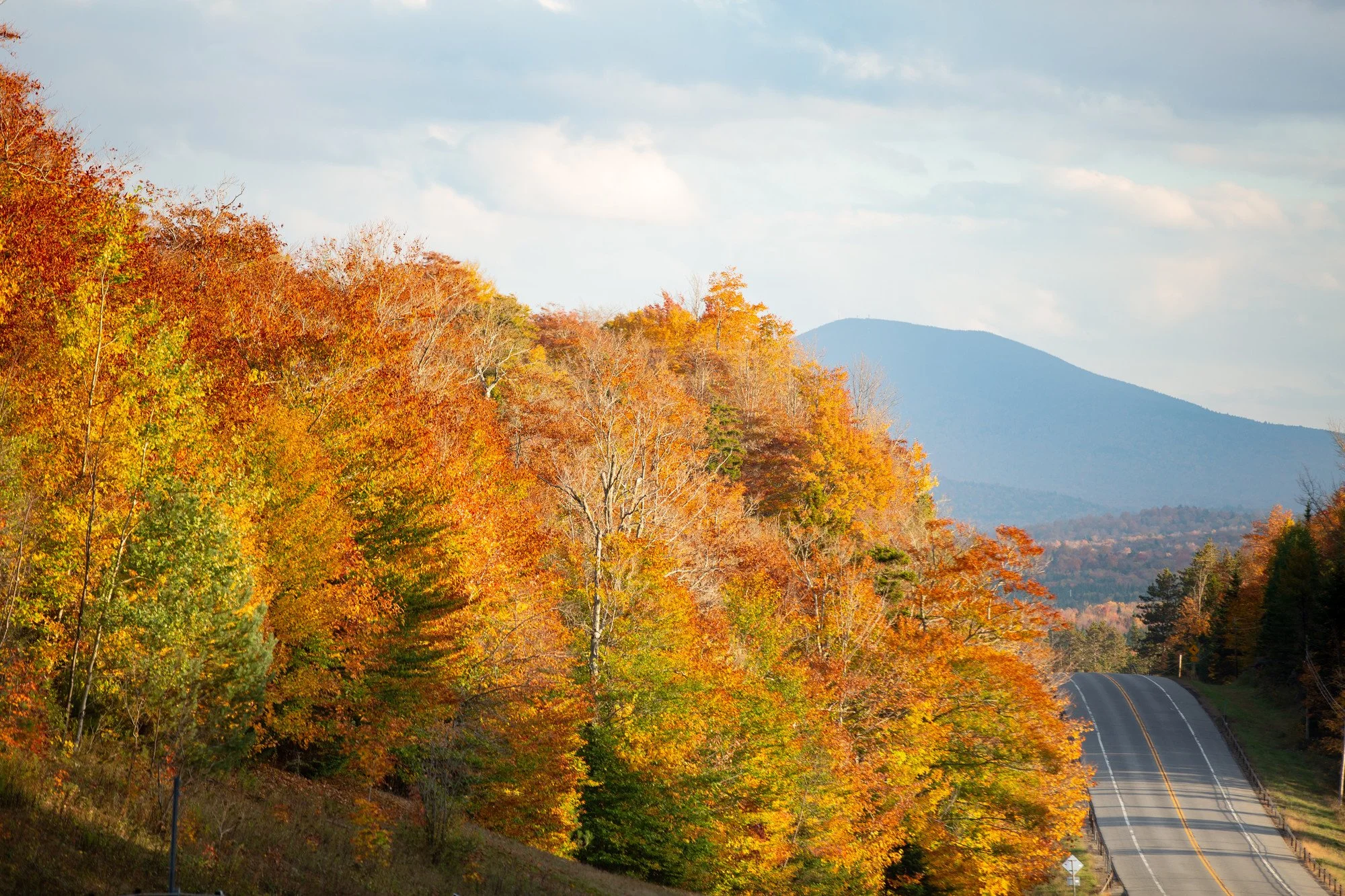 Hamilton County in the Adirondacks during the autumn