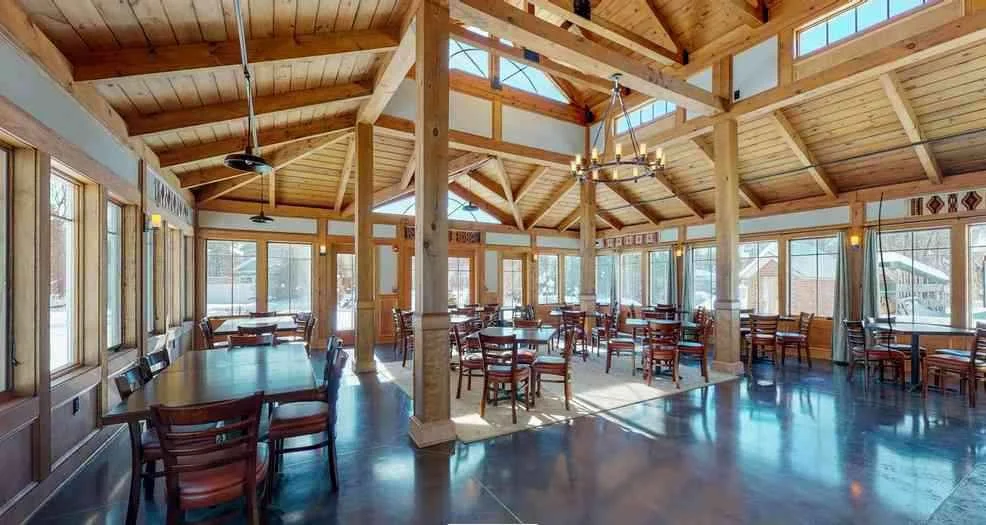 Event space at the Bond 1786 in Warrensburg, NY.