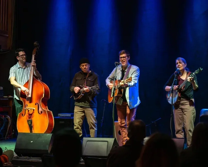 The Adirondack band Slough Creek performing live.