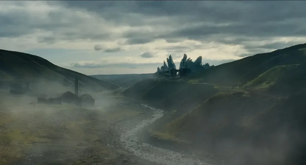 The moors depicted in the movie Wuthering Heights.
