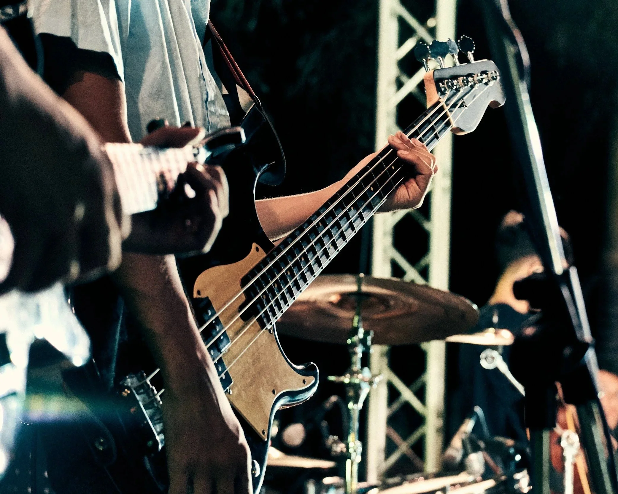 Rock band playing a music festival in Wilmington, NY, near Lake Placid.