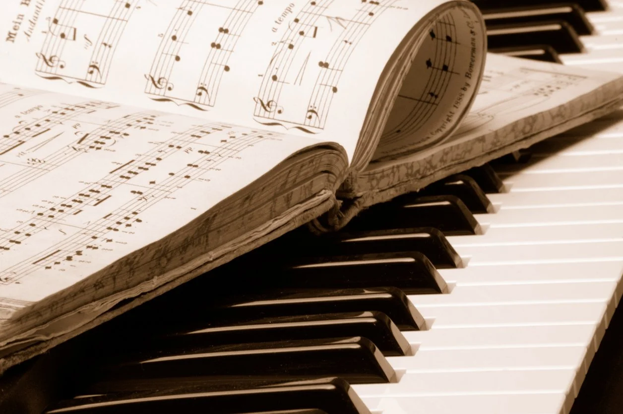 Opera score and piano.