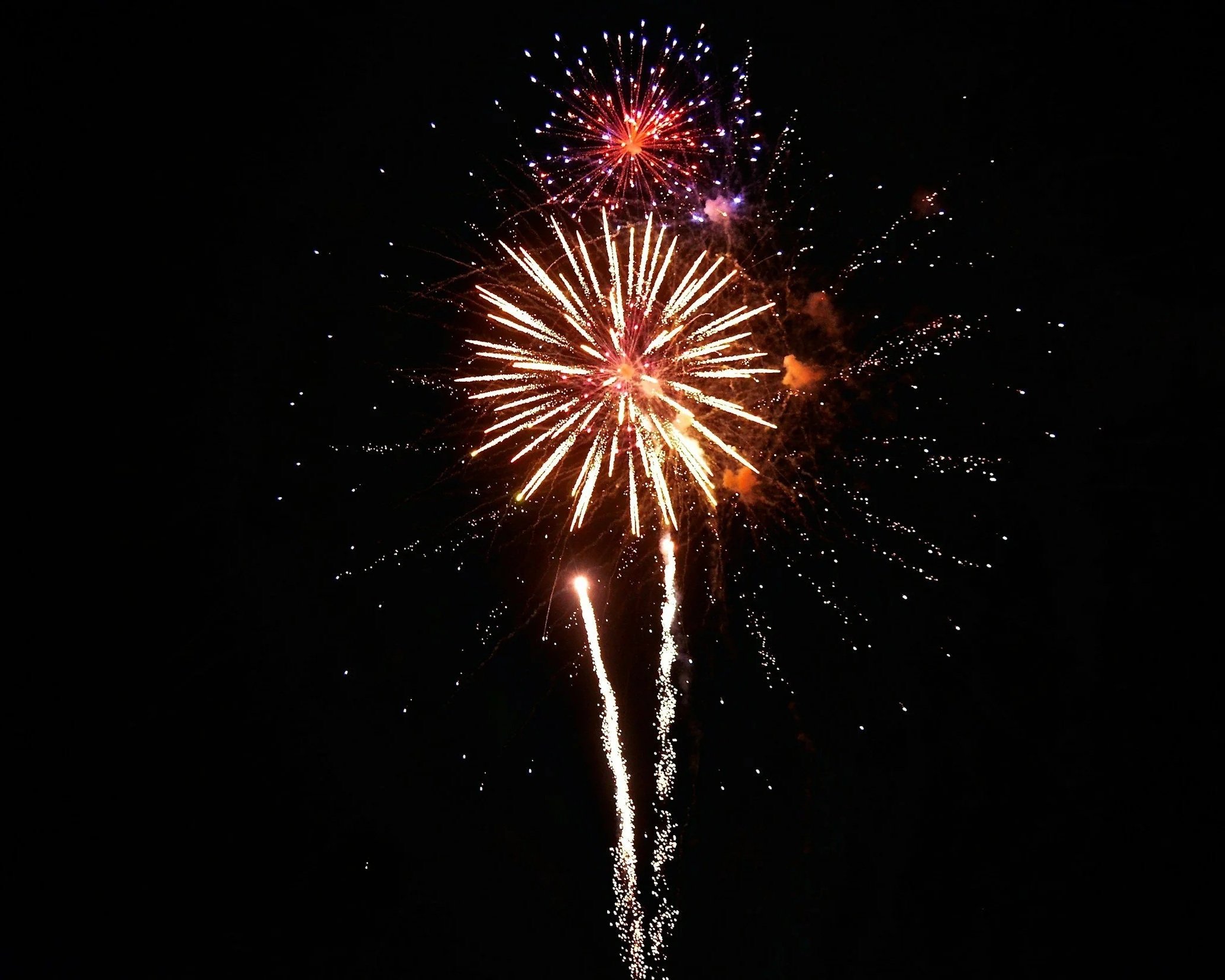 4th of July fireworks over Lake Pleasant in Speculator.