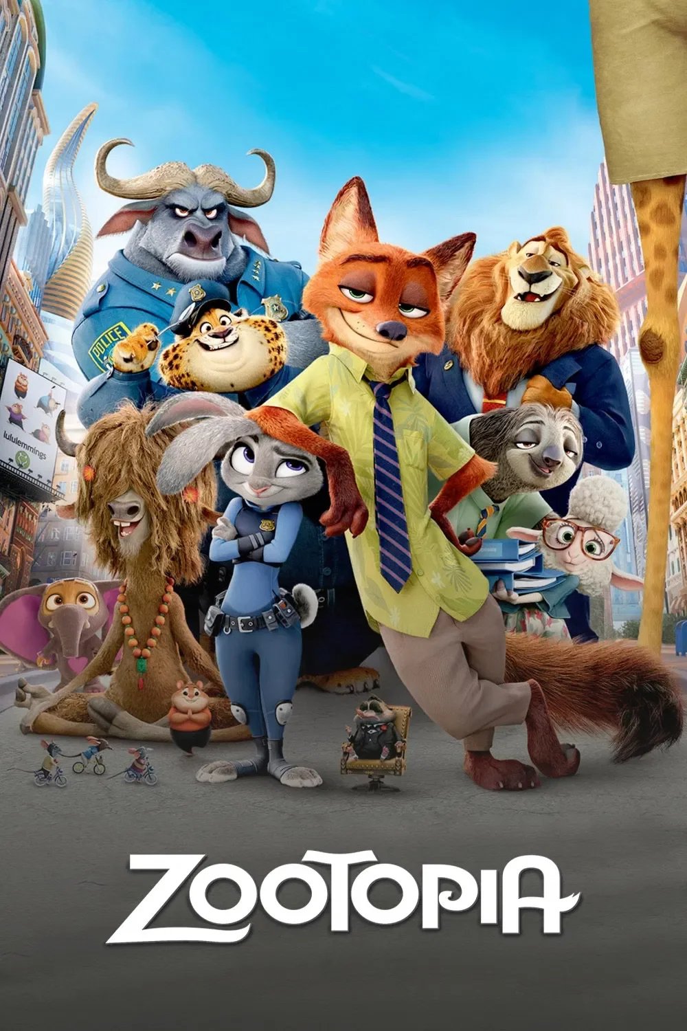 Characters in the animated film Zootopia 2.