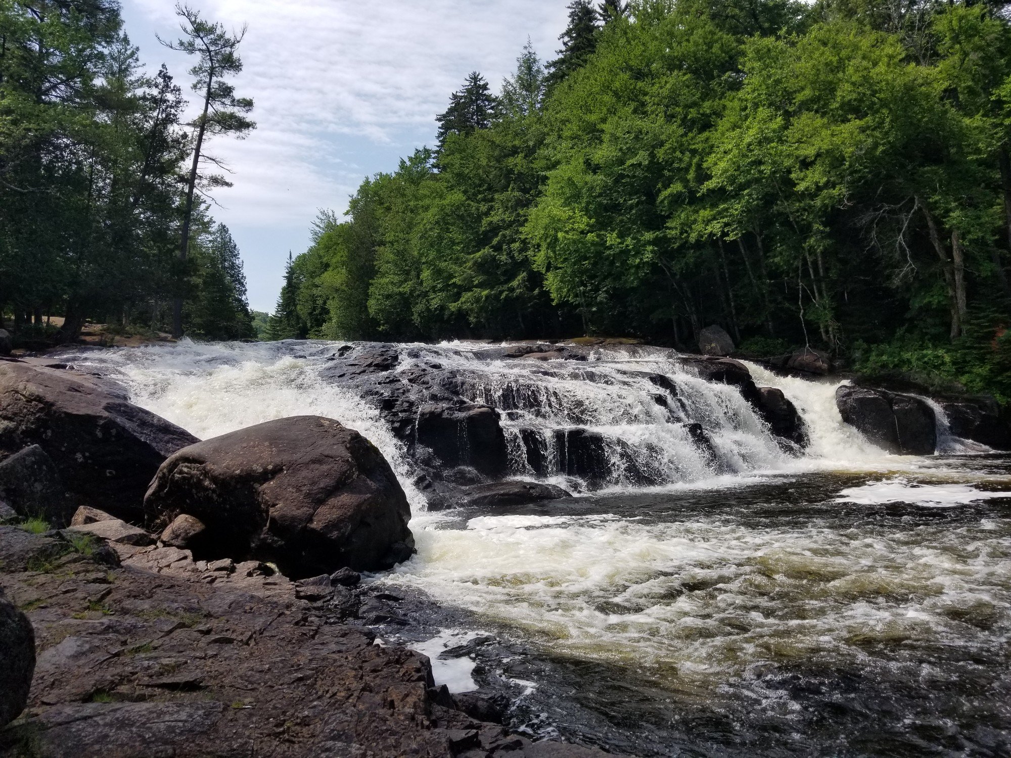 Buttermilk Falls in Hamilton County in the Adirondacks.