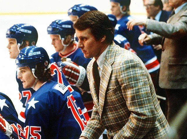 Herb Brooks, Miracle on Ice hockey coach.