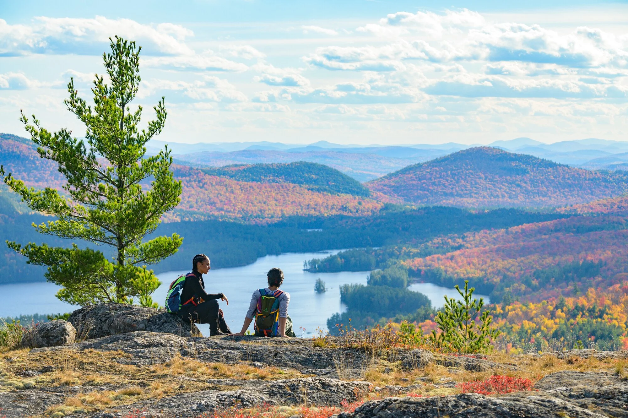 Treadway Mountain in the Adirondacks in the Fall.