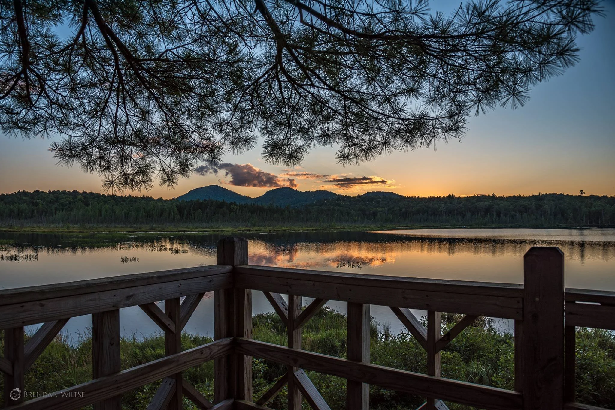 Barnum Pond at the Visitors Interpretive Center (VIC) at Paul Smith's