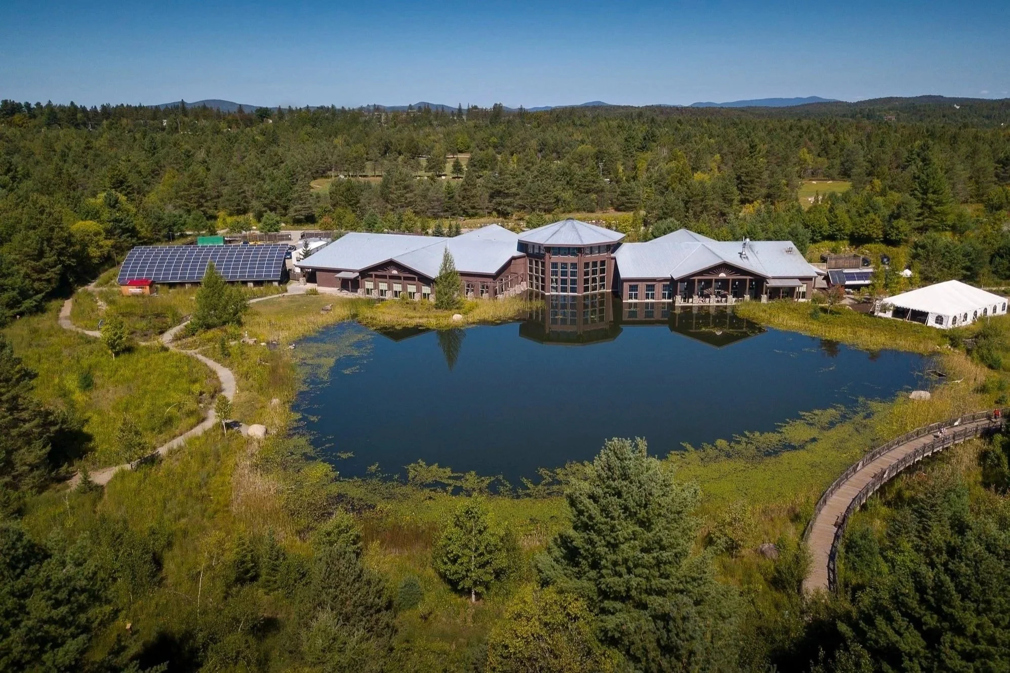 The Wild Center campus in Tupper Lake, NY.