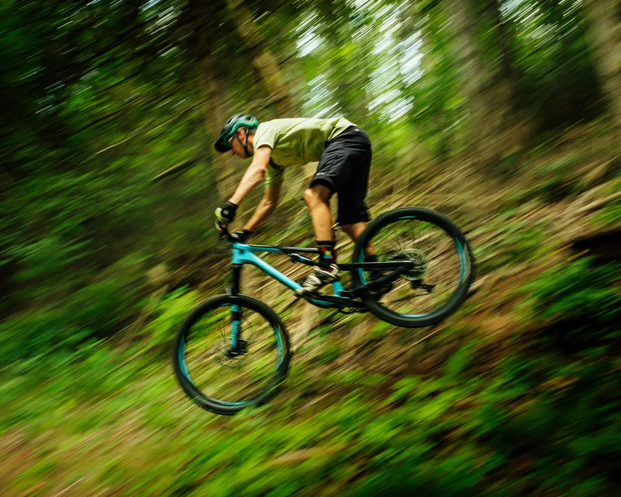 Mountain biking in the Adirondacks.