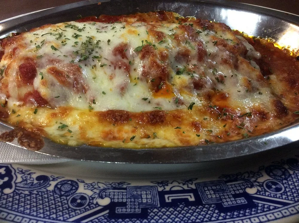Classic italian-american lasagna served at Chestertown's The Place.