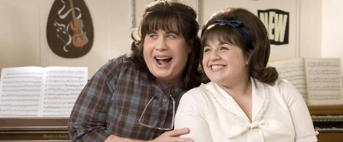 John Travolta and Nikki Blonstein in Hairspray.