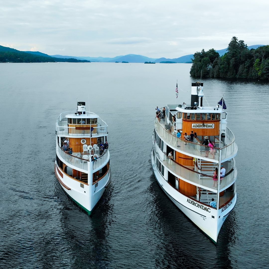 Lake George cruise boats.