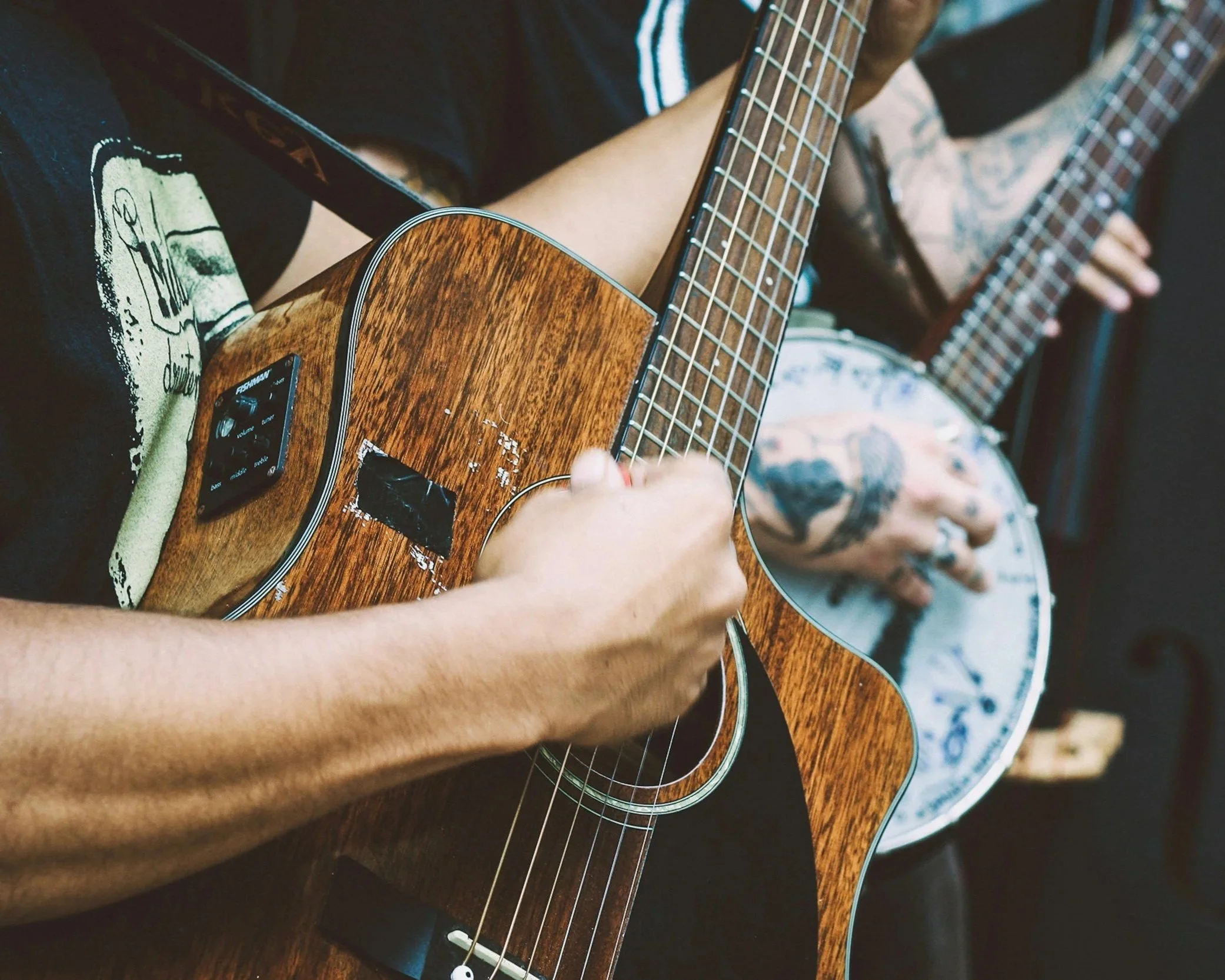 Performers at the Traveling Hoot Show in the Adirondacks