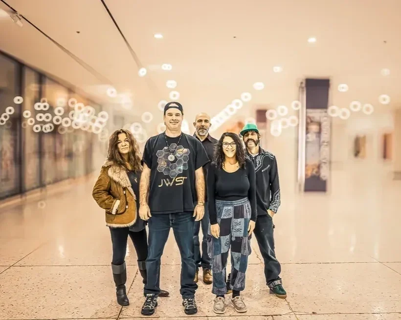 Prog rock band Nymbis that is playing at Gore Mountain.