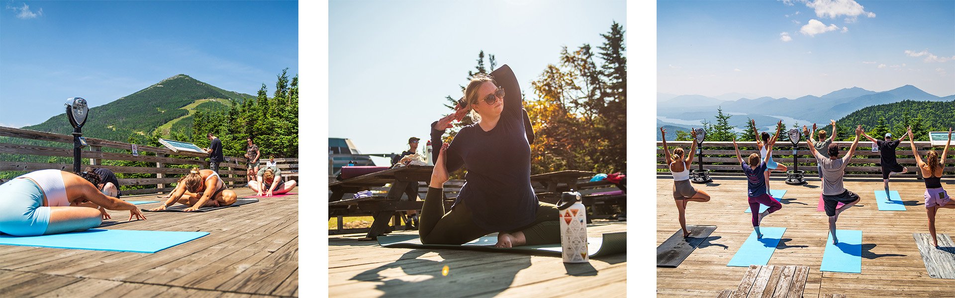 Yoga at Whiteface Mountain