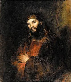 Painting by Rembrandt van Rijn, "Christ with Folded Arms," housed at The Hyde Collection in Glens Falls.