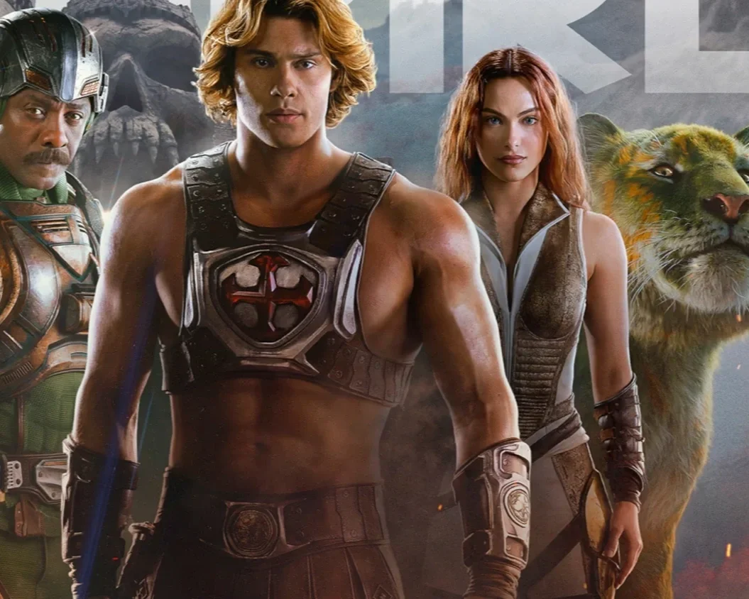 Cast of the movie "Masters of the Universe" playing in Schroon Lake.
